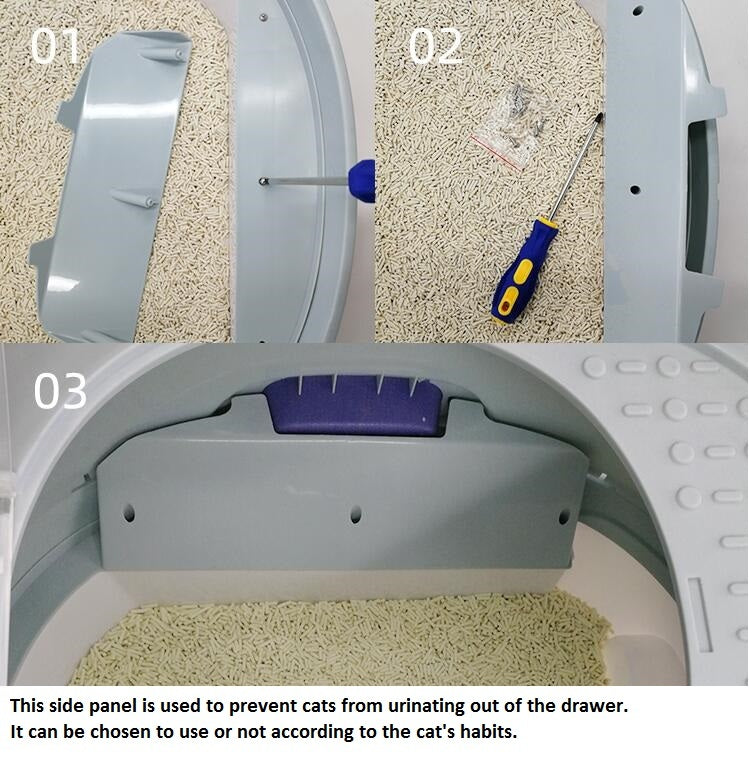 Cat Toilet Litter Box House - Photocatalyst Purifier