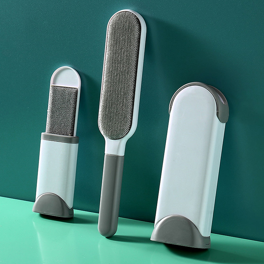 3 in 1 Furs Brusher, Pet Hair Lint Remover & Brush Self-cleaning Base